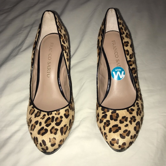 franco sarto leopard print shoes